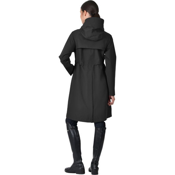 2025 Dublin Womens Wet Weather Long Jacket 1027642 - Black